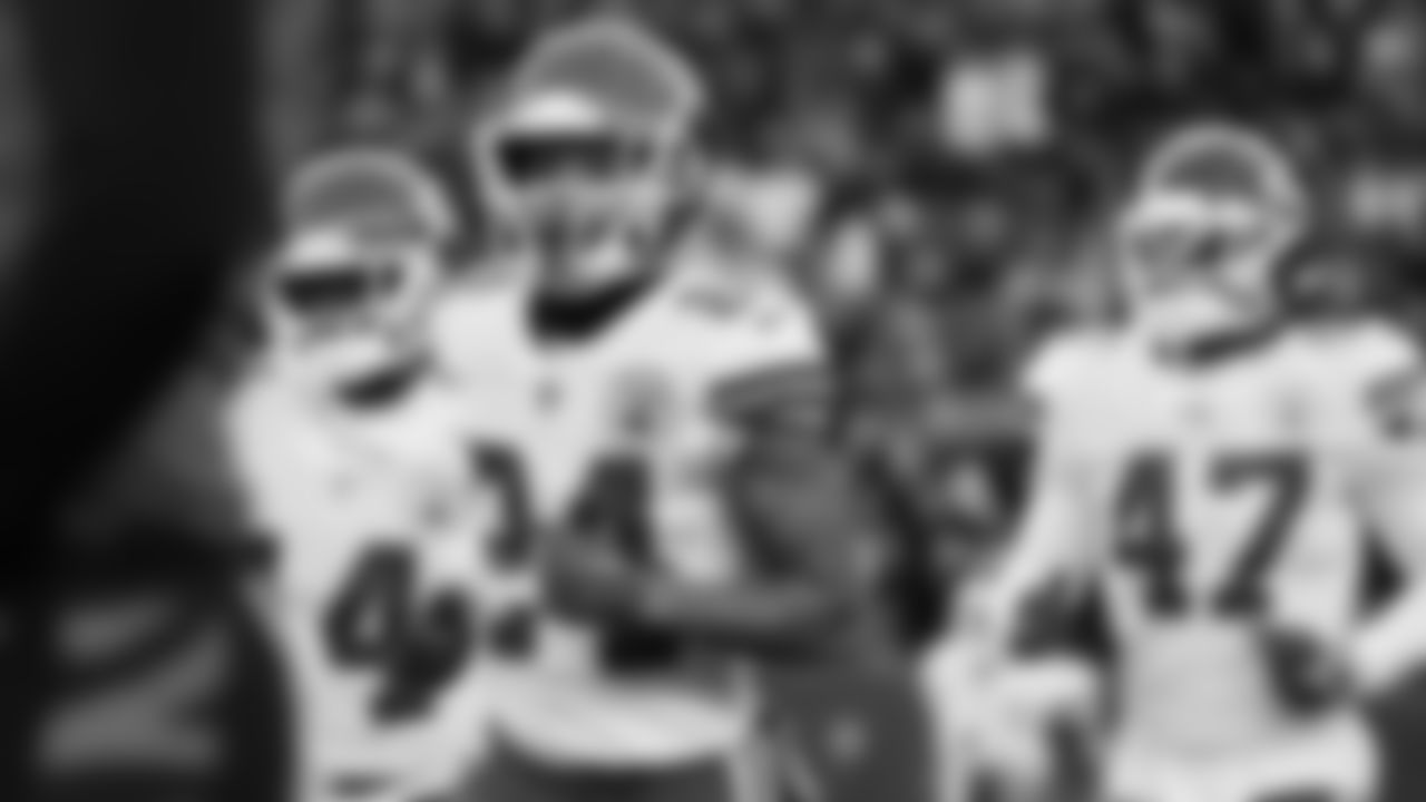 Kansas City Chiefs wide receiver Skyy Moore (24) prior to an NFL football game against the Cincinnati Bengals, Sunday, December 4, 2022 in Cincinnati.