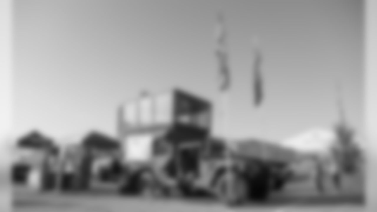 Army vehicle during a 2019 Training Camp practice at Missouri Western State University in St. Joseph, MO.