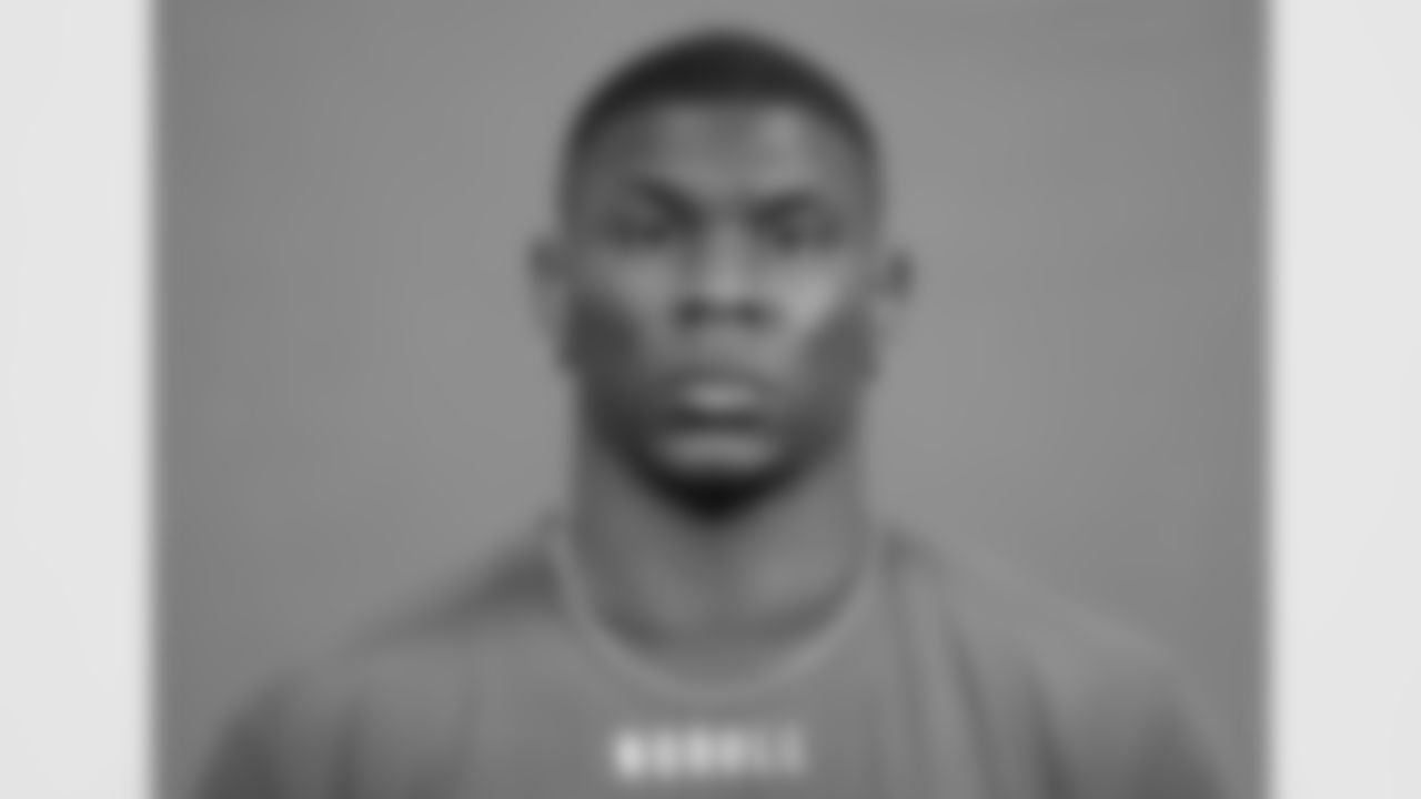 Georgia Tech defensive lineman Keion White poses for a portrait at the NFL football Combine on Tuesday, Feb. 28, 2023 in Indianapolis. (AJ Mast/AP Images for the NFL)
