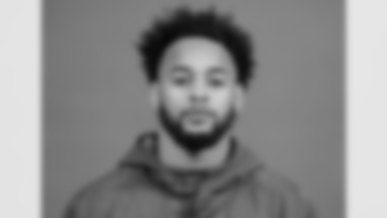 Fresno State wide receiver Jalen Cropper poses for a portrait at the NFL football Combine on Wednesday, March 1, 2023 in Indianapolis. (AJ Mast/AP Images for the NFL)