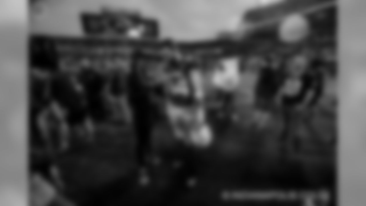 SUBJECTS] seen at [EVENT NAME] at [VENUE] on Thursday, Jan. 11, 2018 in Terre Haute, Ind. (Matt Bowen/AP Images for Macy's)