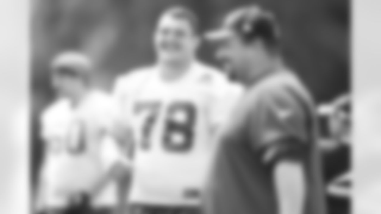 78 C Ryan Kelly
Players train during Phase III of offseason workouts.