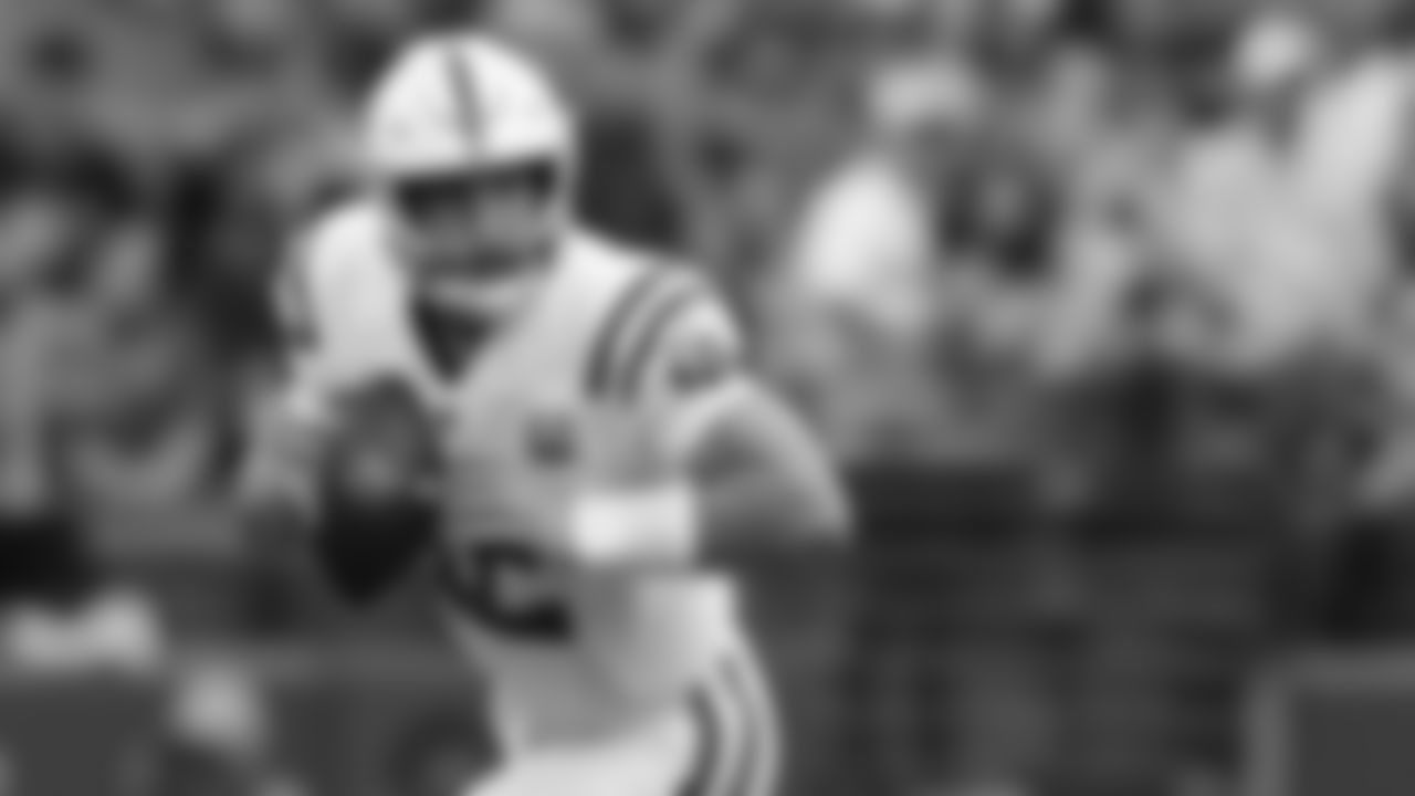 Andrew Luck finds Jack Doyle wide open over the middle