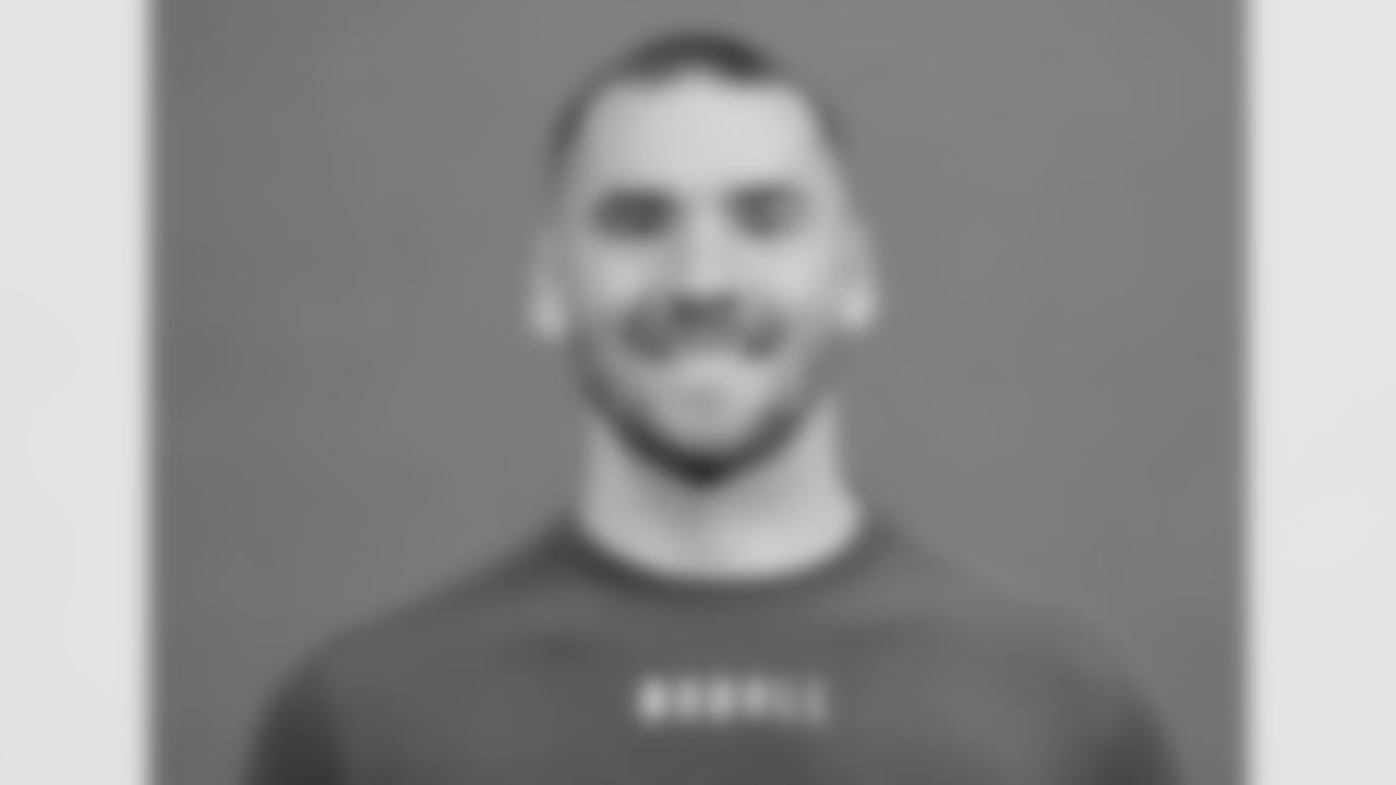 Oklahoma kicker Michael Turk poses for a portrait at the NFL football Combine on Thursday, March 2, 2023 in Indianapolis. (AJ Mast/AP Images for the NFL)