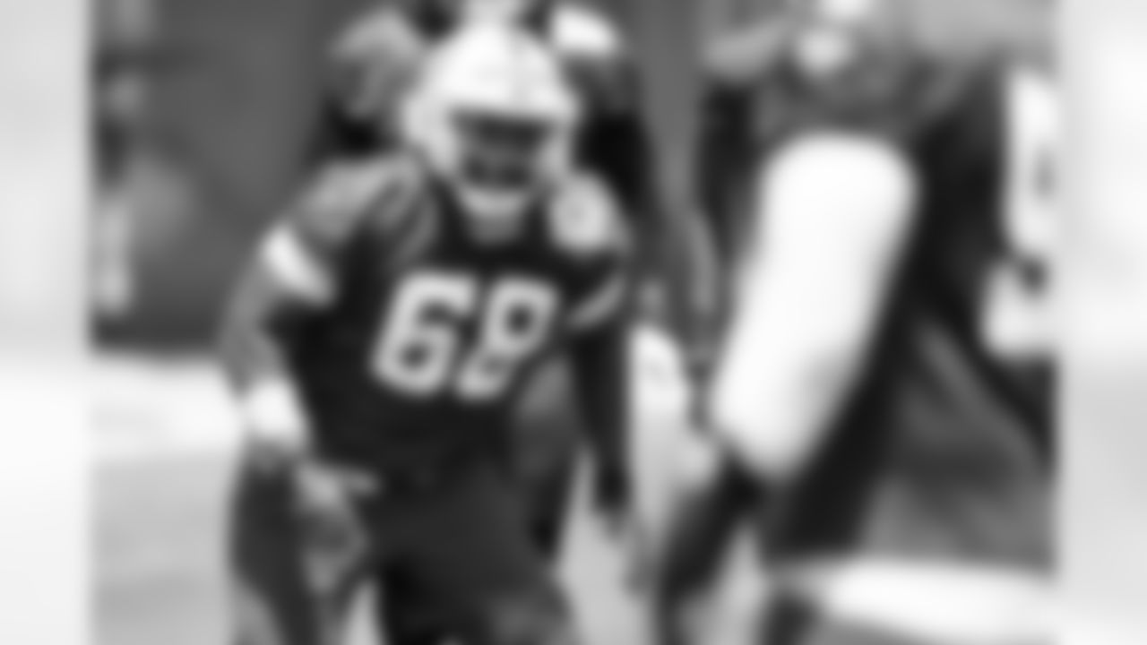 68 DT Caleb Sampson
Players train during Phase III of offseason workouts.