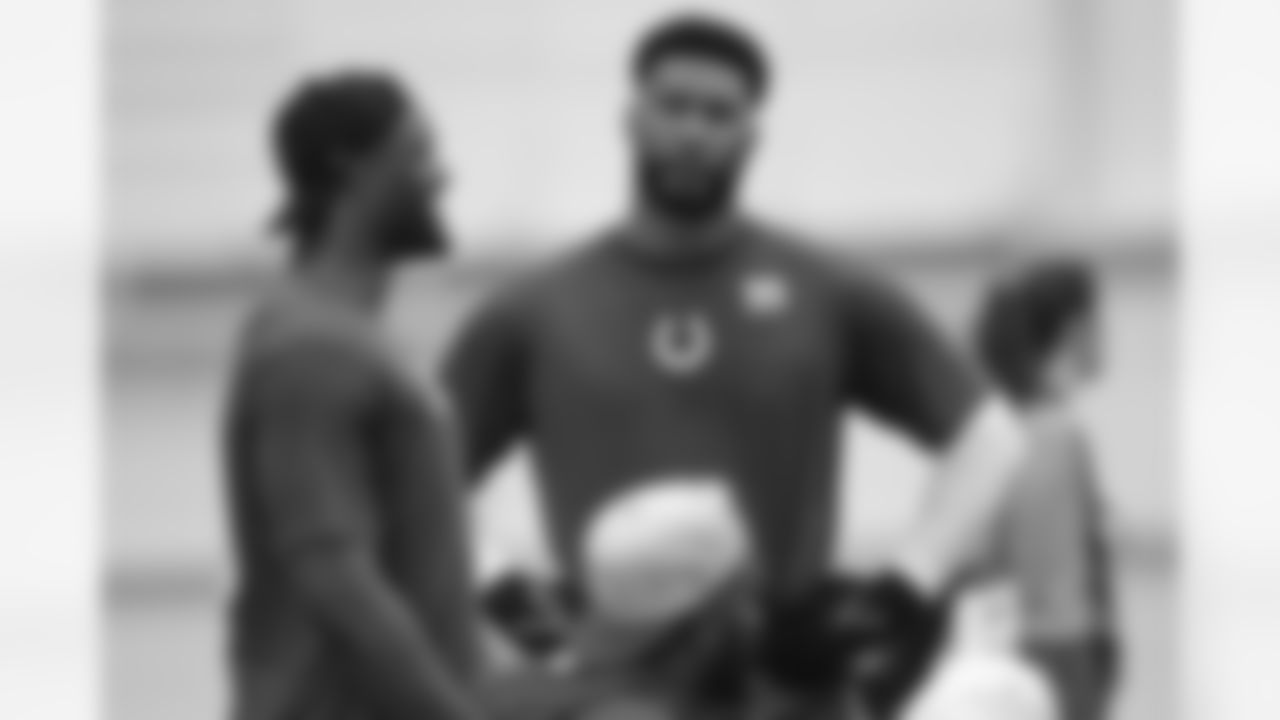 99 DT DeForest Buckner
Players train during Phase II of offseason workouts.