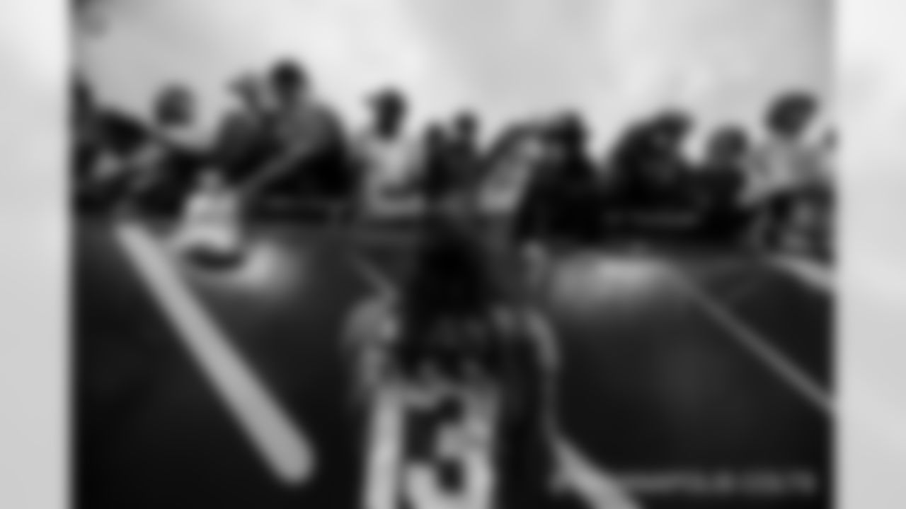 SUBJECTS] seen at [EVENT NAME] at [VENUE] on Thursday, Jan. 11, 2018 in Terre Haute, Ind. (Matt Bowen/AP Images for Macy's)