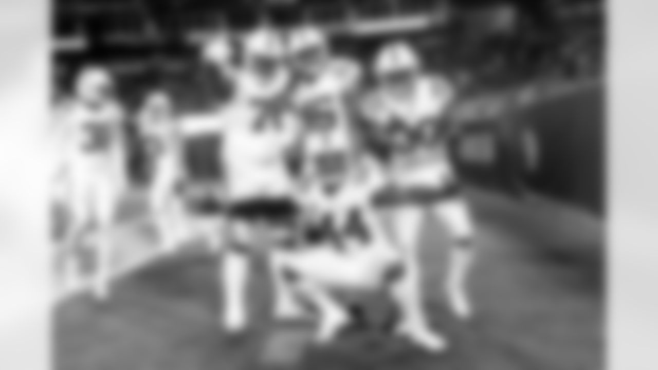 76 DT Taylor Stallworth, #45 LB E.J. Speed, #30 S George Odum, #44 LB Zaire Franklin