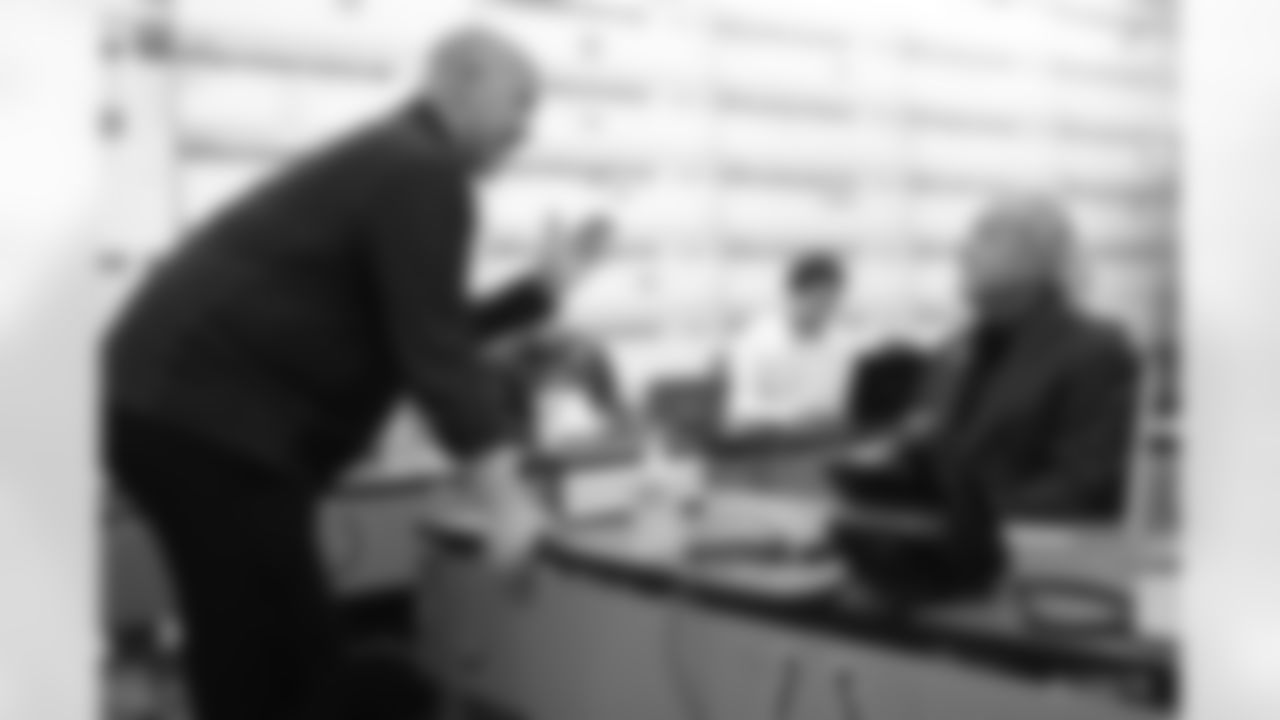Indianapolis Colts Defensive Coordinator Gus Bradley, James IrsayÊOwner and CEO