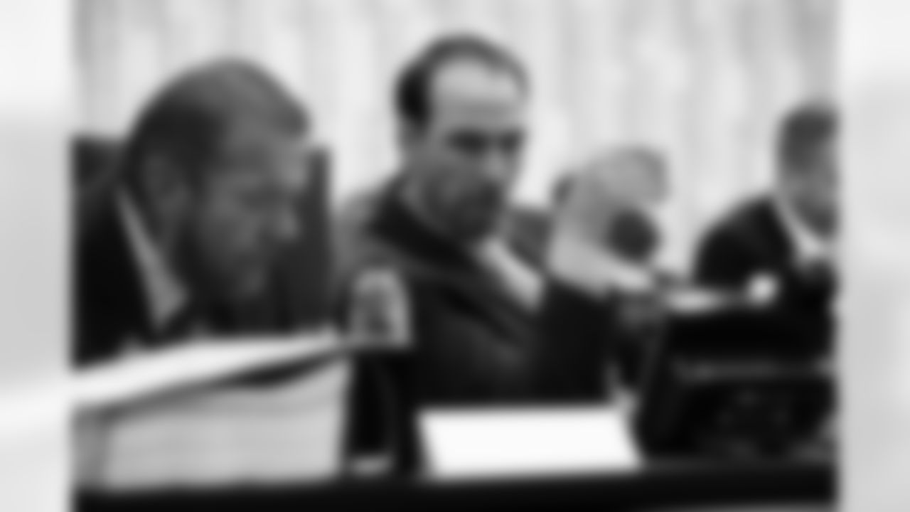 James Irsay Owner and CEO, Jim Irsay Owner and CEO, Head Coach Shane Steichen,
An inside look at the Colts staff inside the War Room during round two and three of the 2023 NFL Draft.