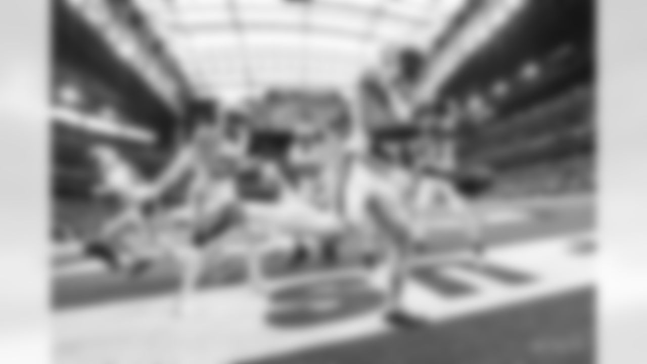 42 DB Andrew Sendejo, #45 LB E.J. Speed, #53 LB Darius Leonard, #44 LB Zaire Franklin, #30 S George Odum, #26 CB Rock Ya-Sin, ]#23 CB Kenny Moore II, #37 S Khari Willis, #27 CB Xavier Rhodes, #99 DT DeForest Buckner, #90 DT Grover Stewart, #58 LB Bobby Okereke, #44 LB Zaire Franklin