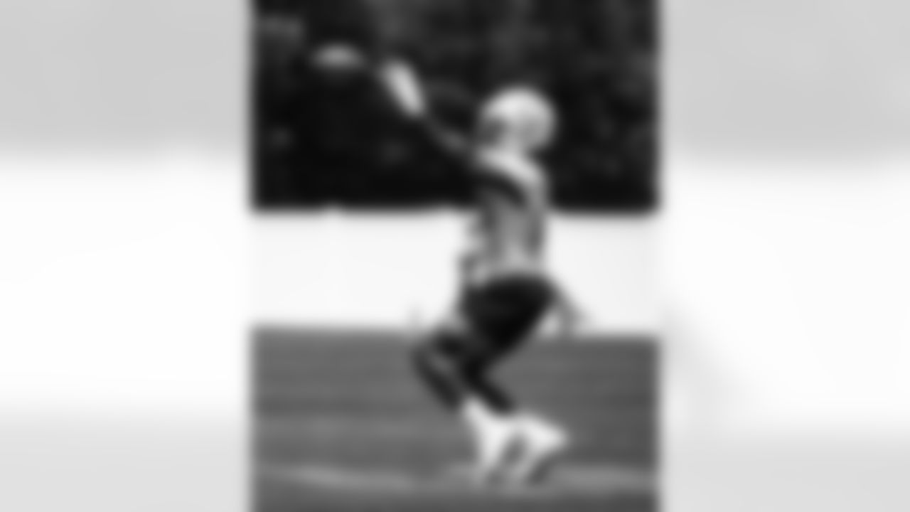 16 WR Ashton Dulin,
Players train during OTAs of offseason workouts.