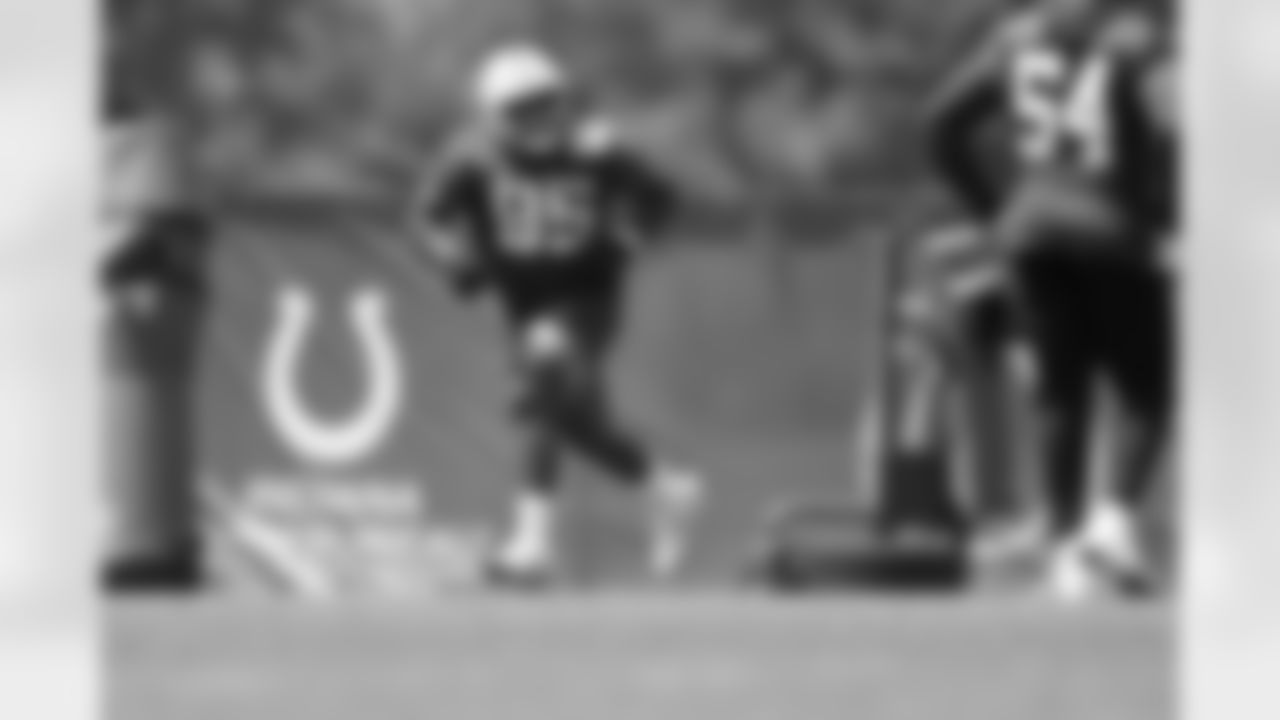 95 DT Adetomiwa Adebawore
Players train during Phase III of offseason workouts.