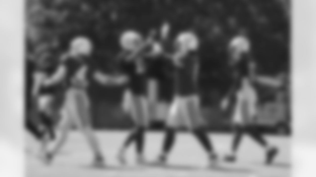 4 QB Sam Ehlinger, 11 WR Michael Pittman Jr. , 5 QB Anthony Richardson , 17 WR Mike Strachan