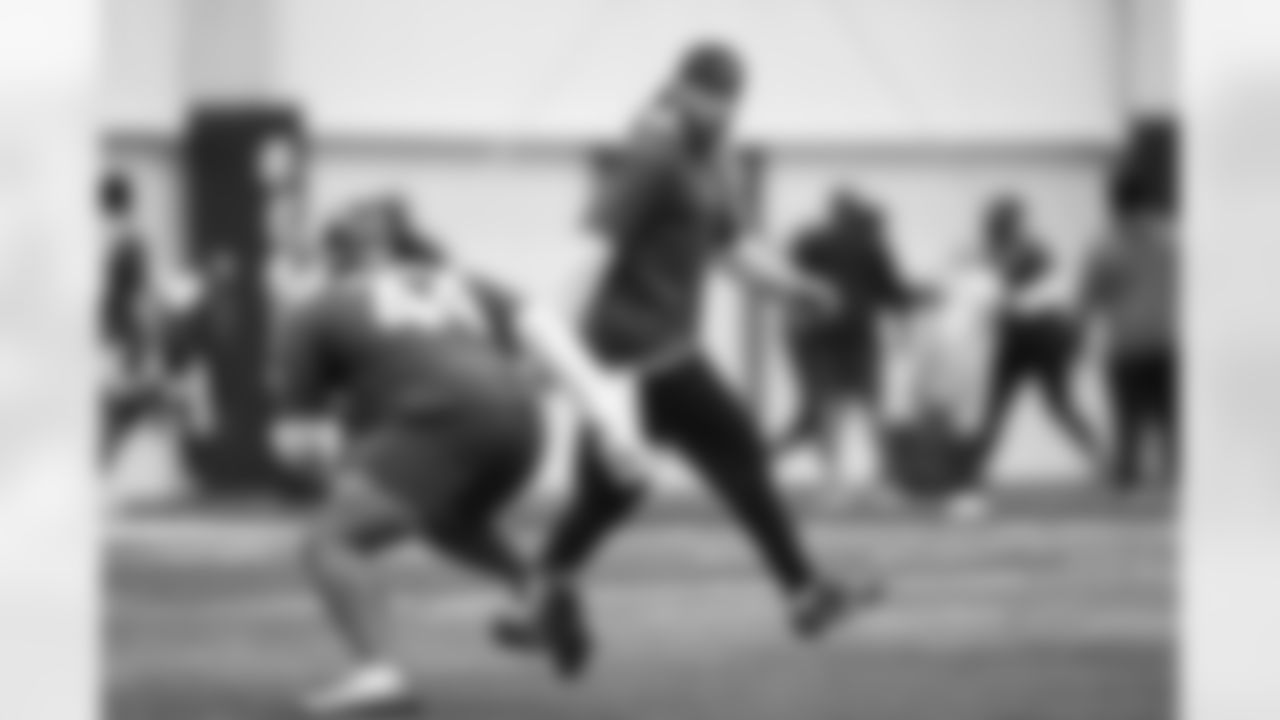 41 LB Grant Stuard
Players train during Phase II of offseason workouts.