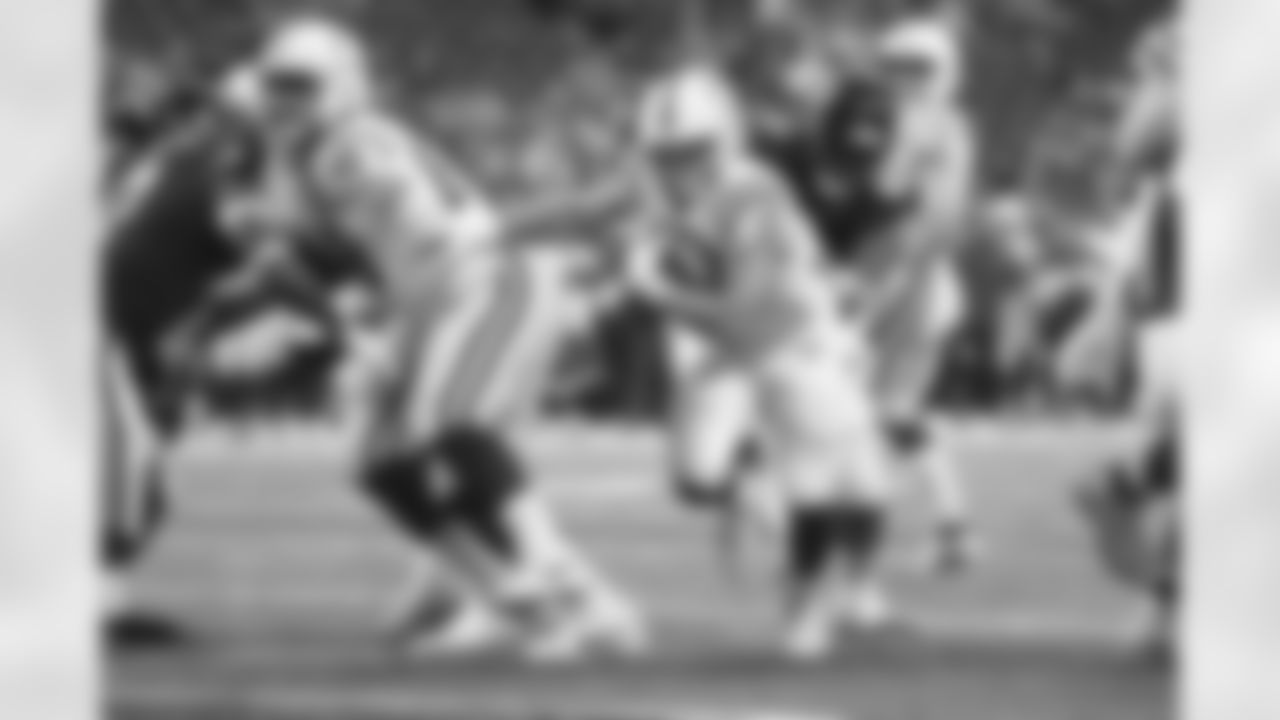 37 RB Jake Funk
The Bears vs Colts at Lucas Oil Stadium on August 19, 2023.