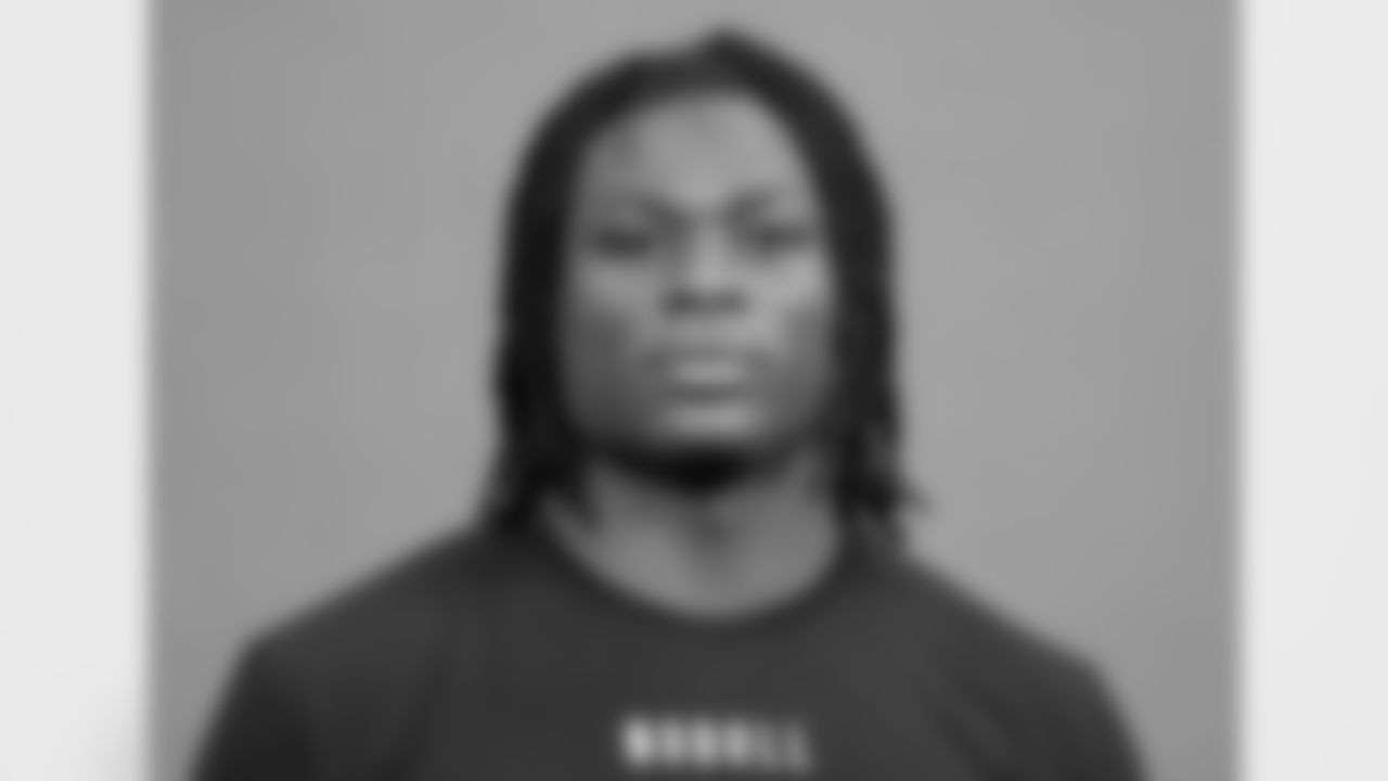 TCU running back Kendre Miller poses for a portrait at the NFL football Combine on Thursday, March 2, 2023 in Indianapolis. (AJ Mast/AP Images for the NFL)