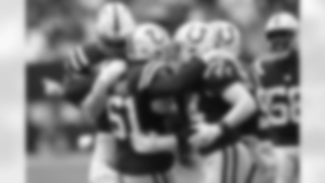 99 DT DeForest Buckner, #51 DE Kwity Paye, #44 LB Zaire Franklin
