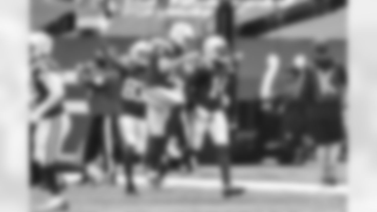 83 WR Marcus Johnson, #17 QB Philip Rivers, #14 WR Zach Pascal