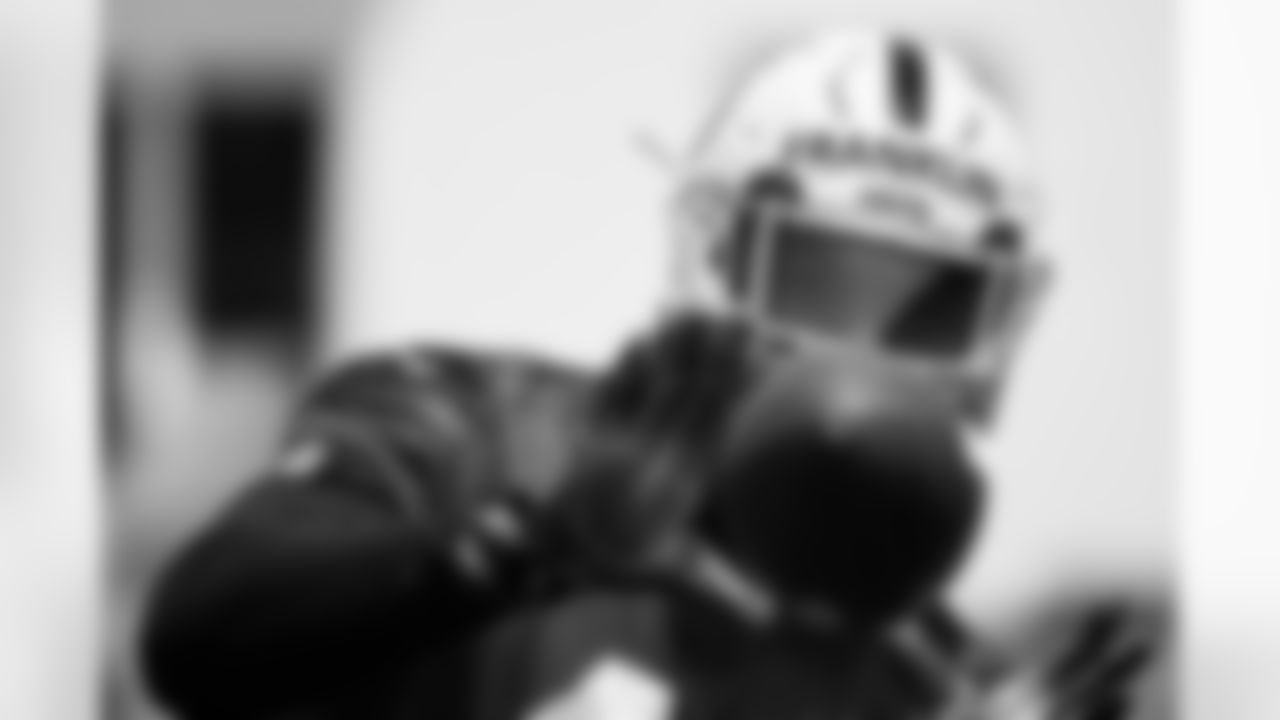 44 LB Zaire Franklin,
Players train during Phase III OTAs of offseason workouts.