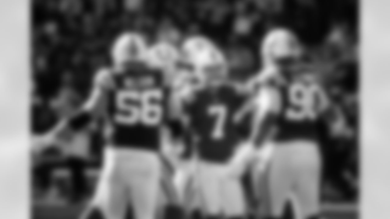 56 C/G Quenton Nelson, #7 K Chase McLaughlin, #90 DT Grover Stewart,