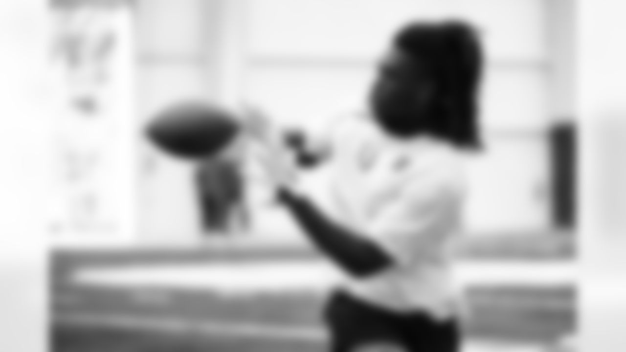 16 WR Ashton Dulin,
Players train during Phase II of offseason workouts.