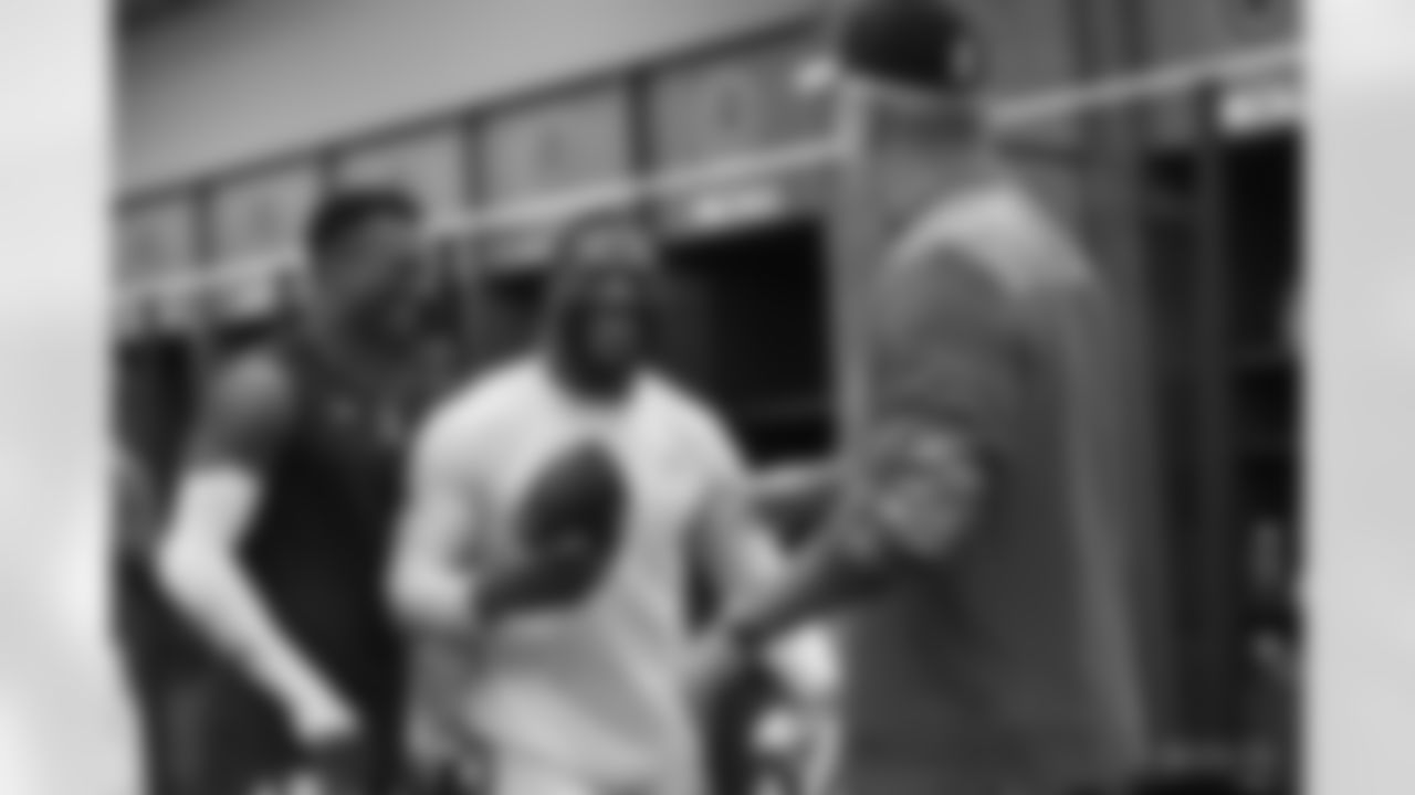 30 S George Odum, #44 LB Zaire Franklin, Indianapolis Colts Head Coach Frank Reich