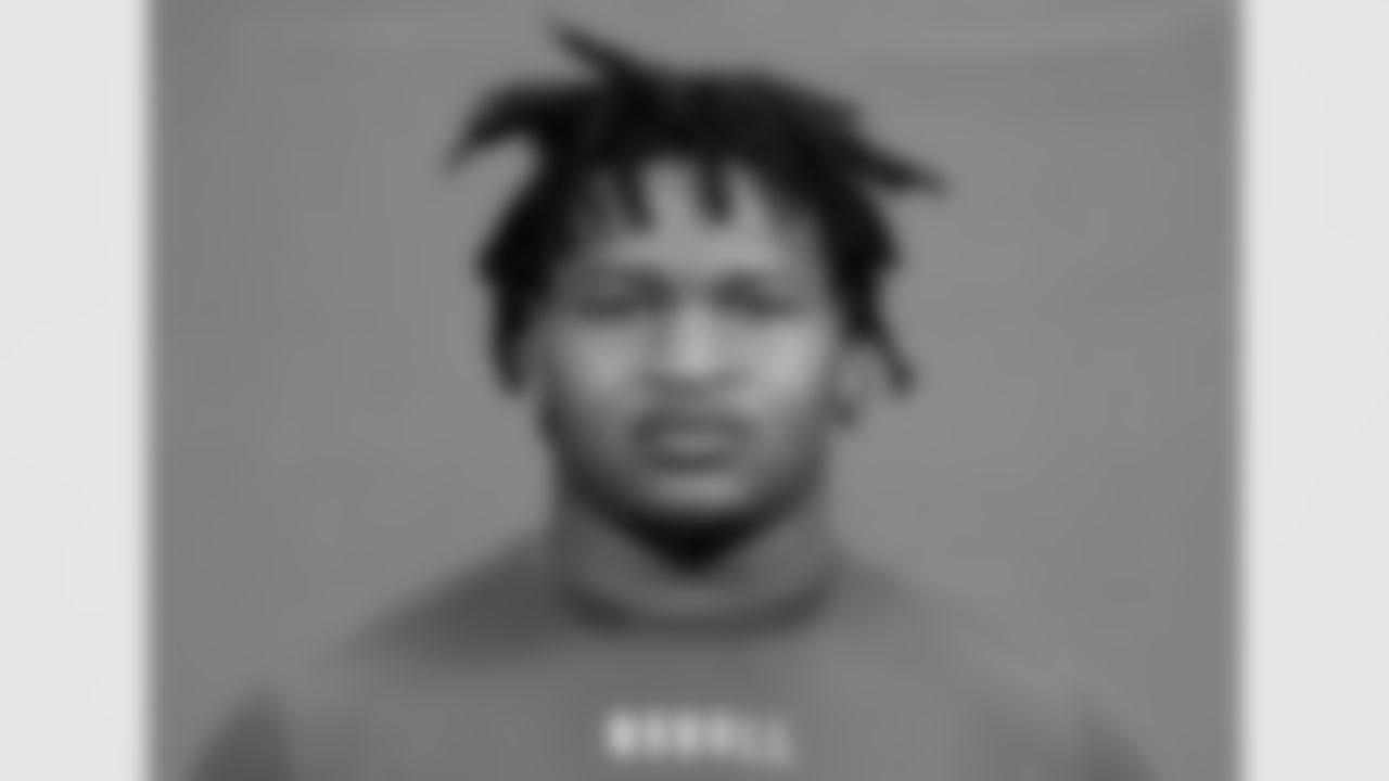 Georgia defensive lineman Jalen Carter poses for a portrait at the NFL football Combine on Tuesday, Feb. 28, 2023 in Indianapolis. (AJ Mast/AP Images for the NFL)
