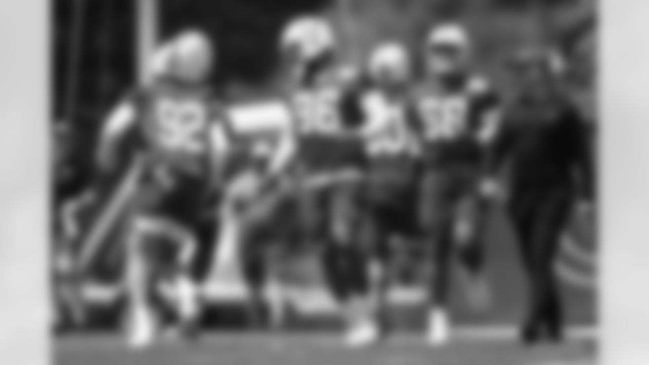 92 DE Kameron Cline, #96 DT R.J. McIntosh, #68 McKinley Williams