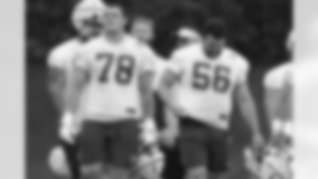 78 C Ryan Kelly, #56 C/G Quenton Nelson