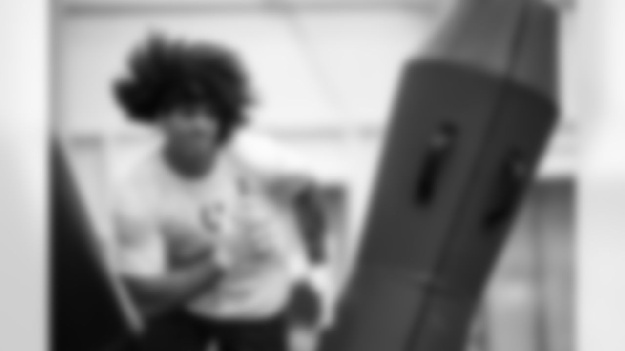 2 WR Zavier Scott,
Players train during Phase II of offseason workouts.
