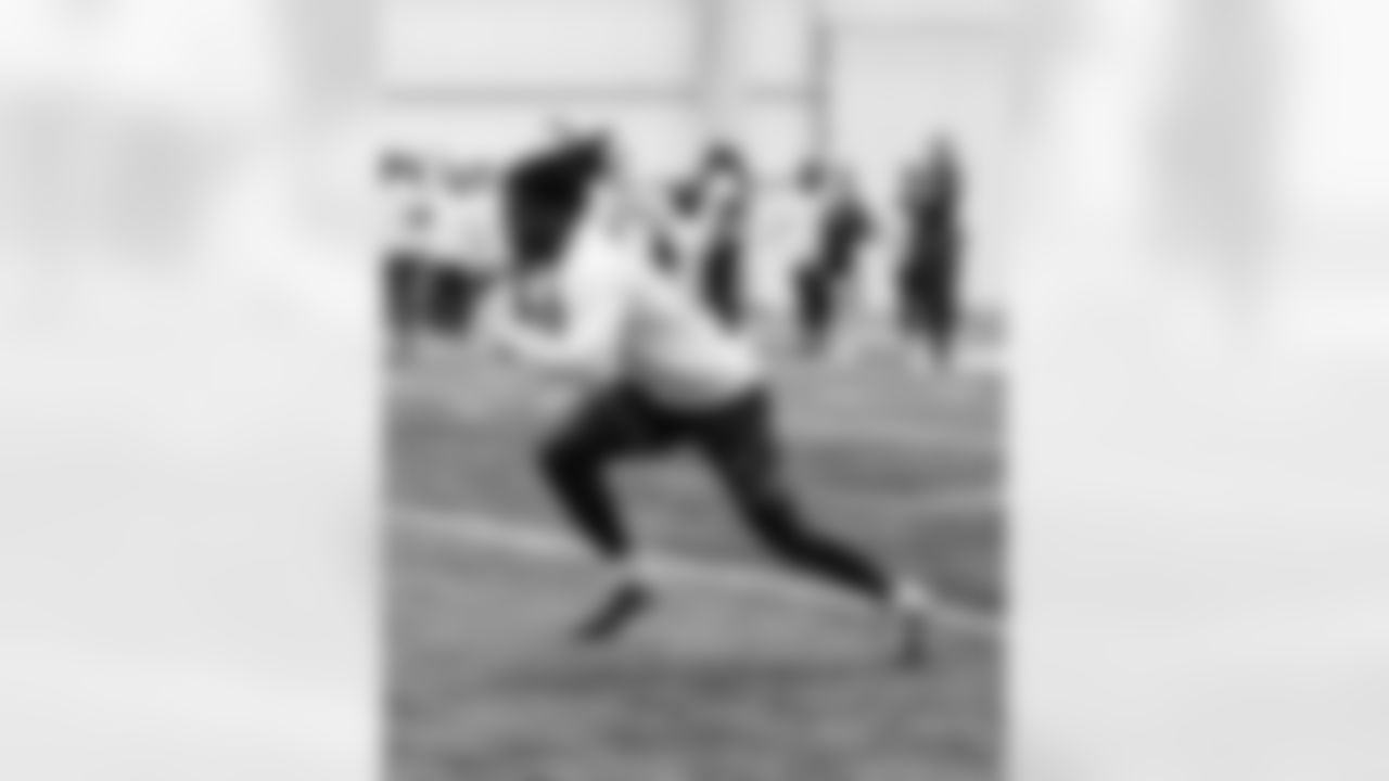 13 WR Kristian Wilkerson,
Players train during Phase II of offseason workouts.