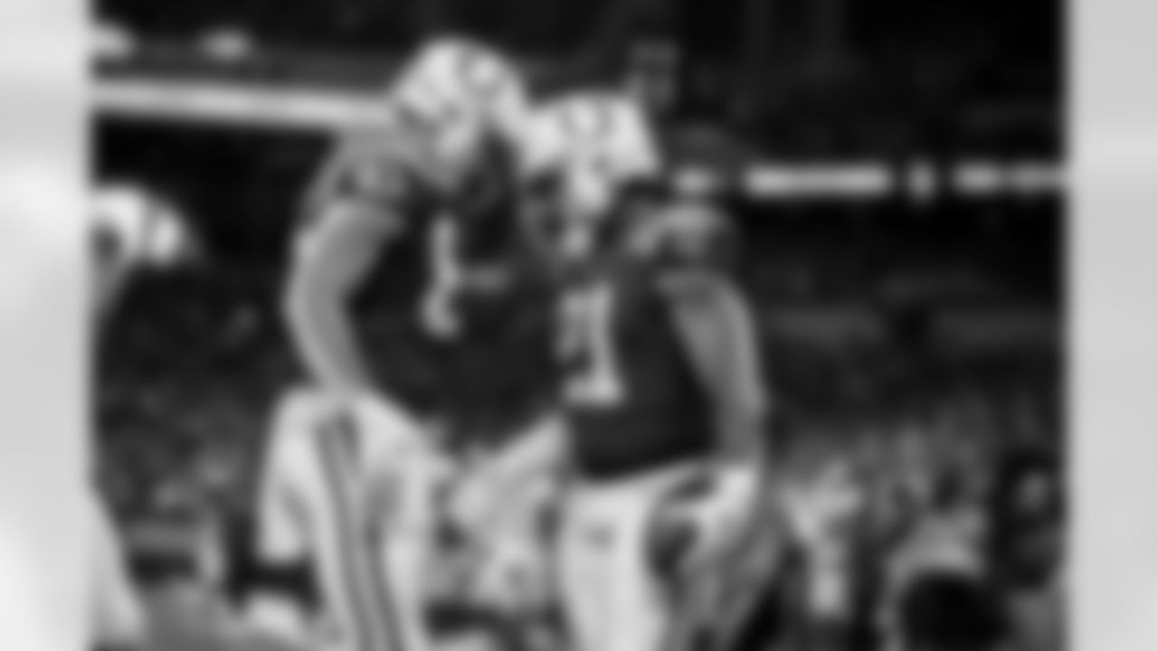 83 TE Kylen Granson , 21 RB Zack Moss