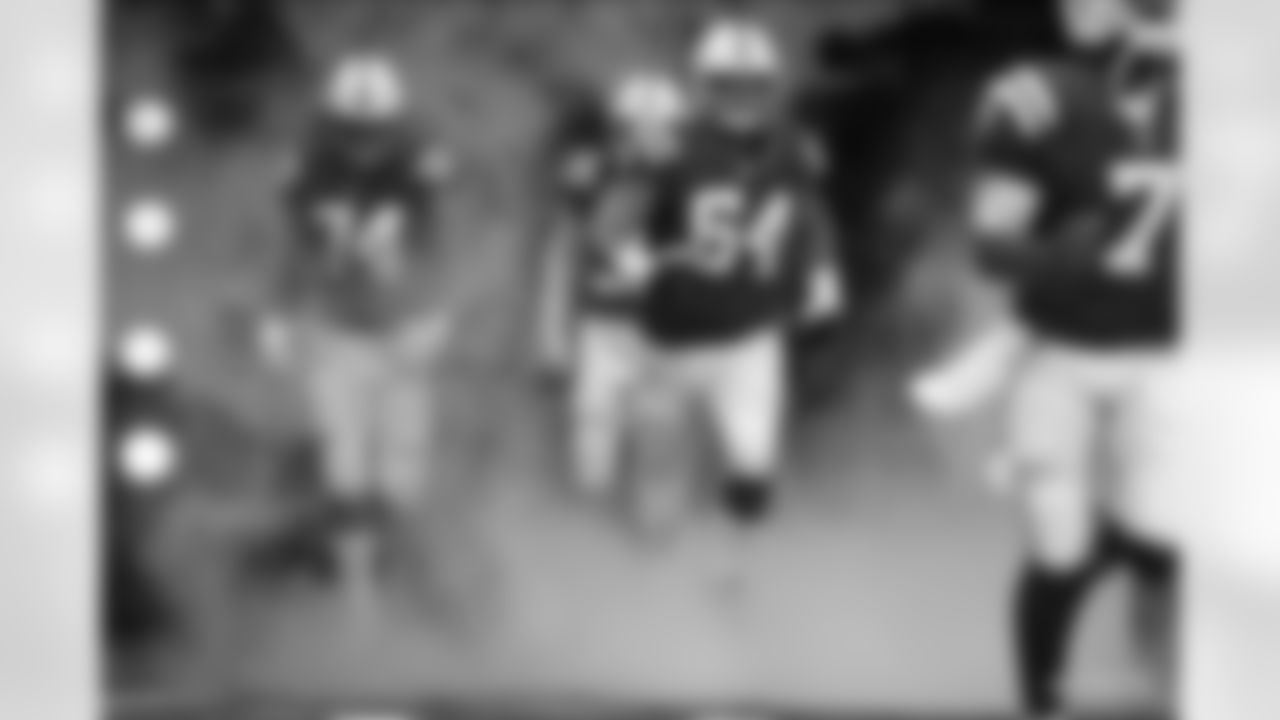 64 G Mark Glowinski, #74 T Anthony Castonzo