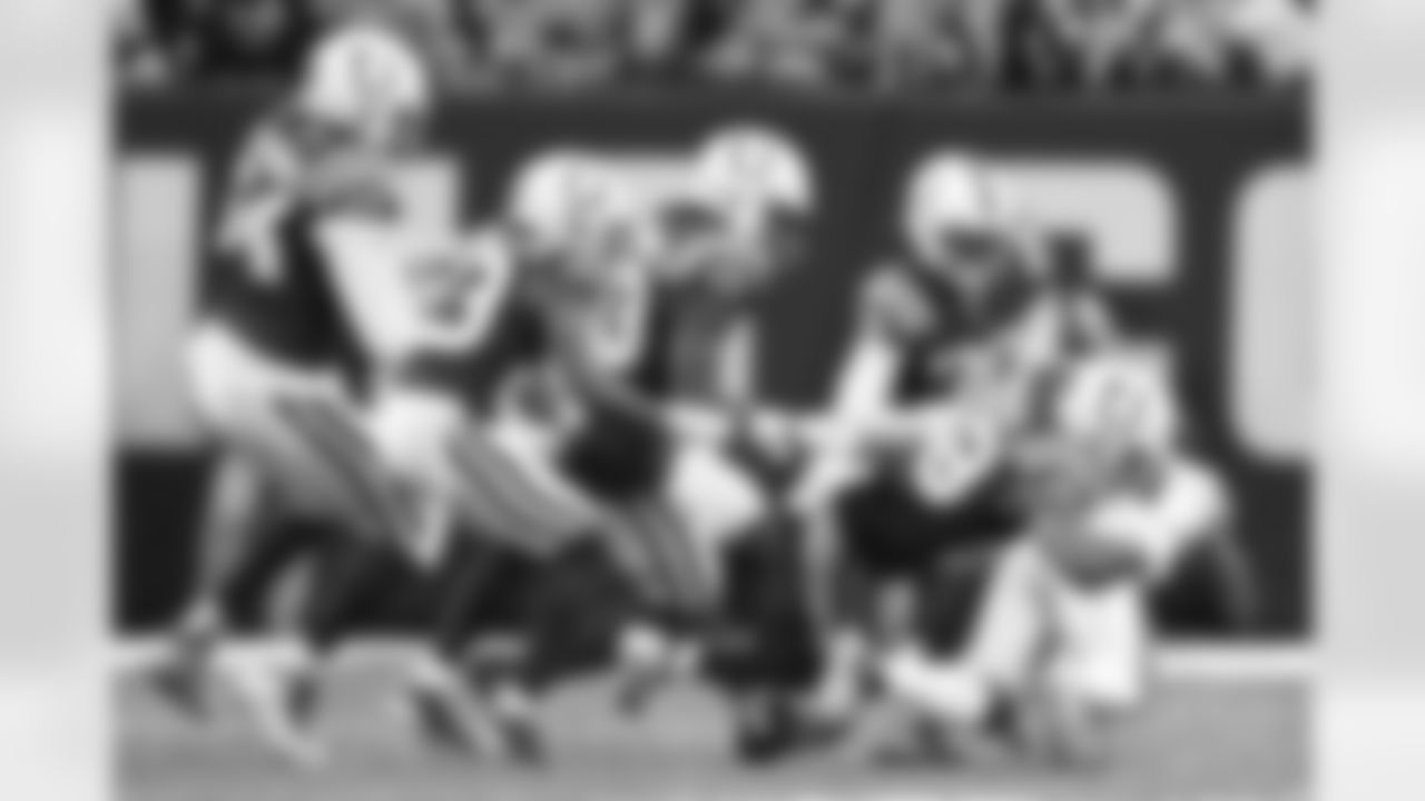 54 DE Dayo Odeyingbo, #23 CB Kenny Moore II, #53 LB Darius Leonard, #30 S George Odum, #58 LB Bobby Okereke