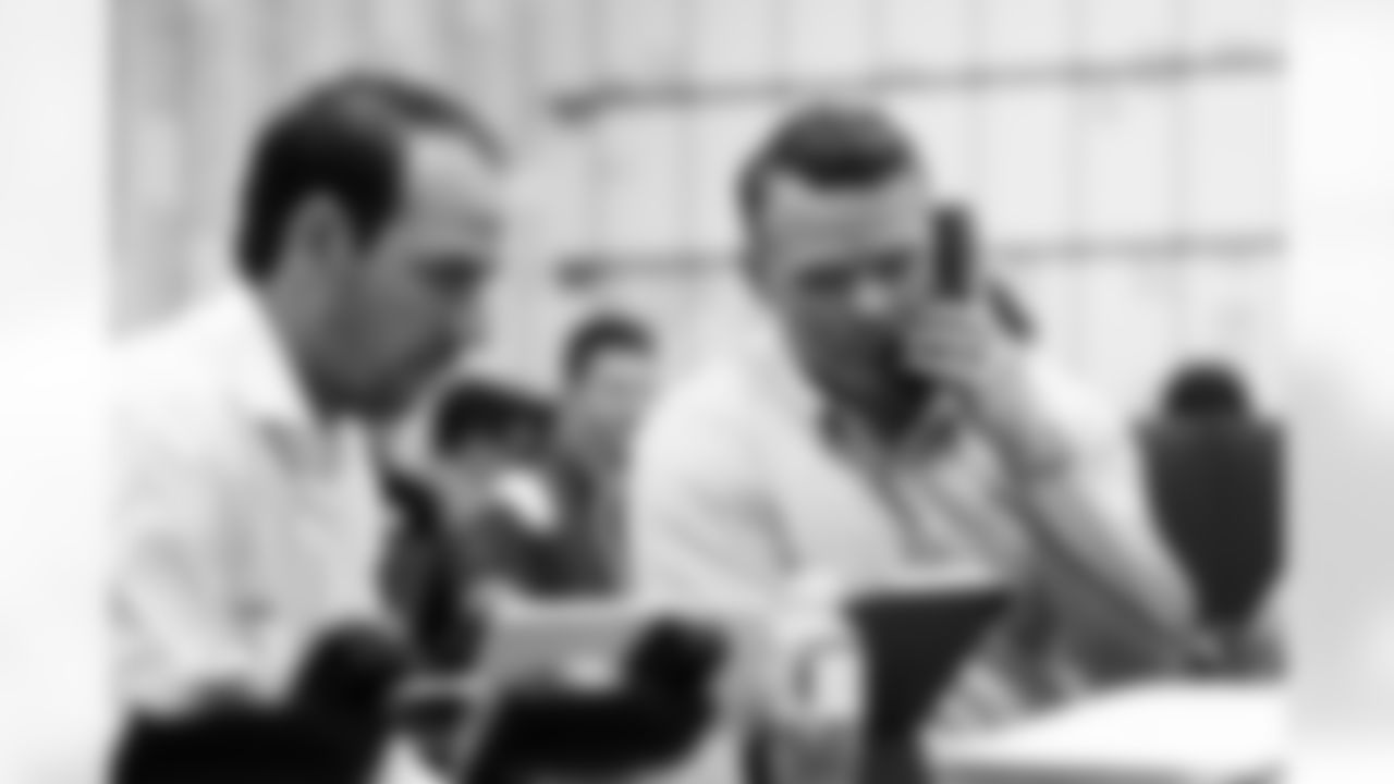 Head Coach Shane Steichen, Chris Ballard General Manager,
An inside look at the Colts War Room during day 3 of the 2023 NFL Draft