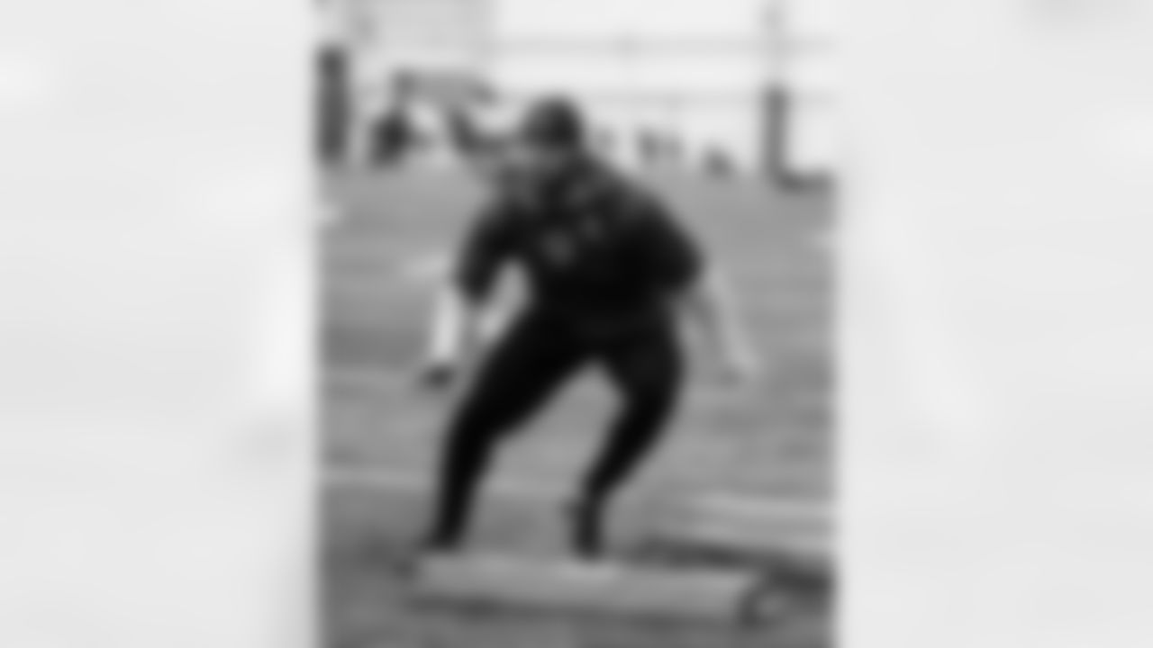 41 LB Grant Stuard,
Players train during Phase II of offseason workouts.