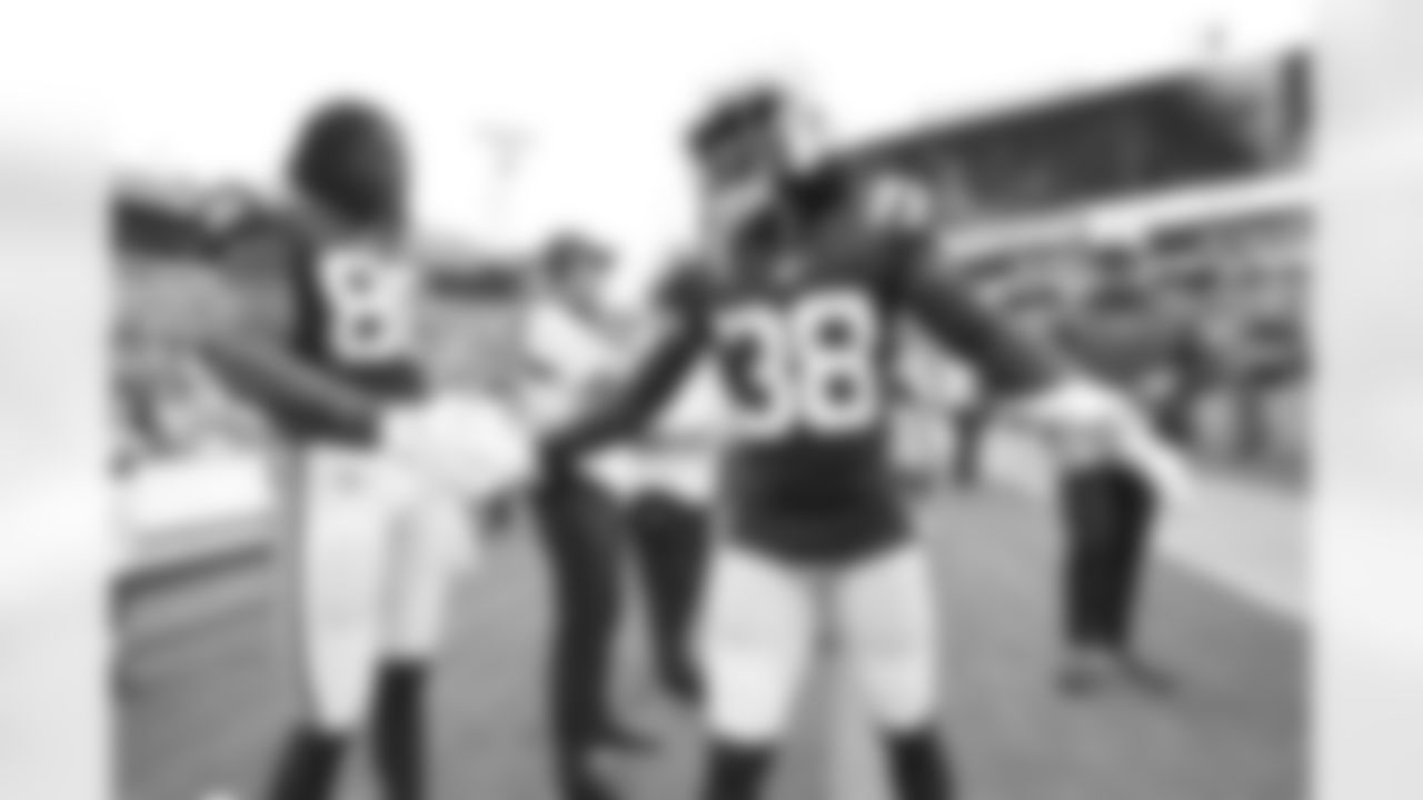 80 TE Jelani Woods, #38 CB Tony Brown