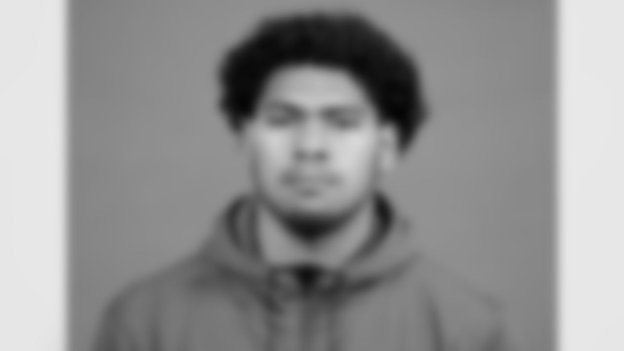 USC defensive lineman Tuli Tuipulotu poses for a portrait at the NFL football Combine on Tuesday, Feb. 28, 2023 in Indianapolis. (AJ Mast/AP Images for the NFL)