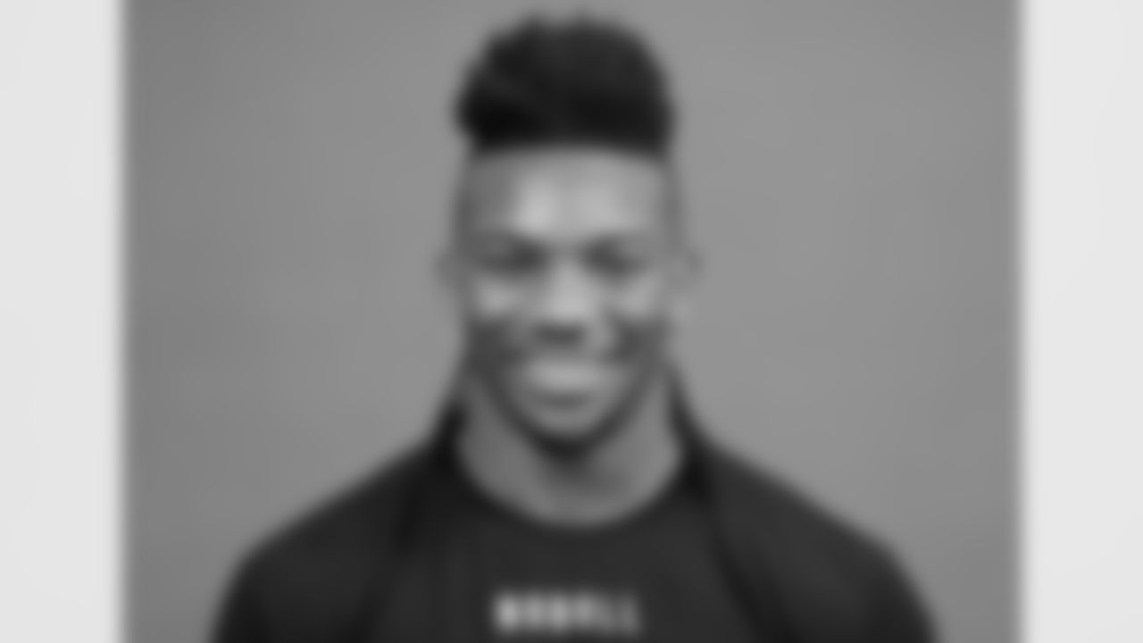 Texas running back Bijan Robinson poses for a portrait at the NFL football Combine on Thursday, March 2, 2023 in Indianapolis. (AJ Mast/AP Images for the NFL)