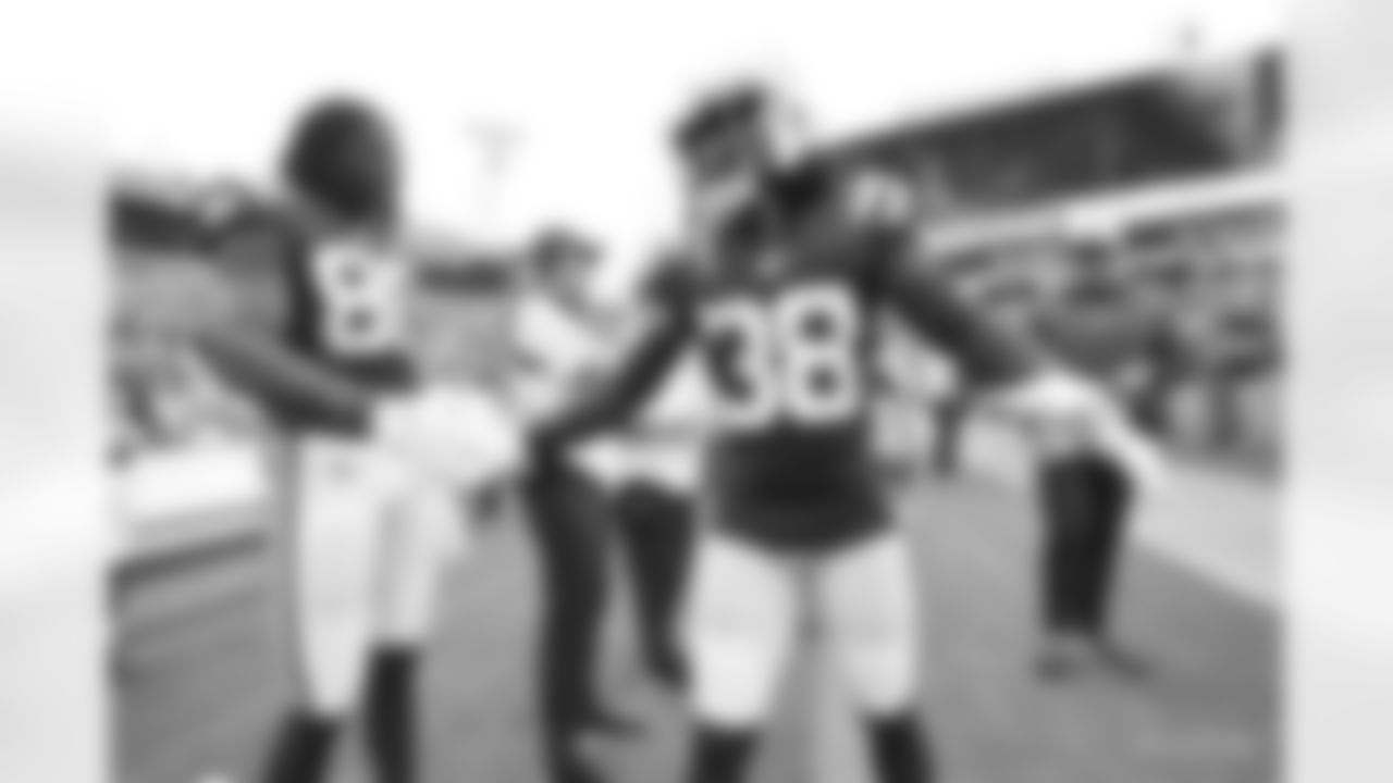 80 TE Jelani Woods, #38 CB Tony Brown
