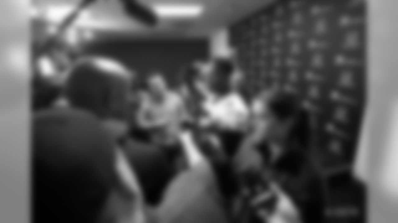 Here is a fun behind the scenes look at the first time the rookies spoke with the media.