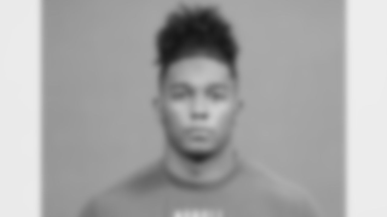 TCU linebacker Dee Winters poses for a portrait at the NFL football Combine on Tuesday, Feb. 28, 2023 in Indianapolis. (AJ Mast/AP Images for the NFL)