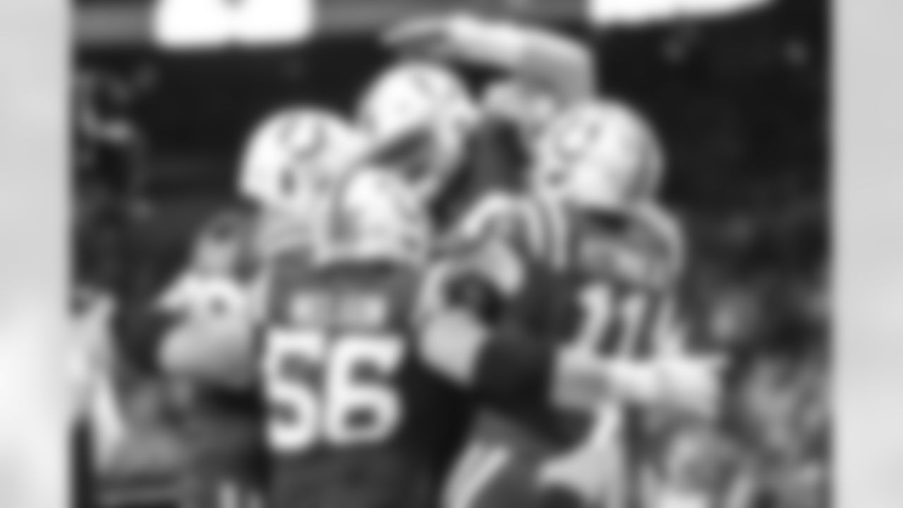 79 OT Eric Fisher, #56 C/G Quenton Nelson, #11 WR Michael Pittman Jr., #63 G Danny Pinter