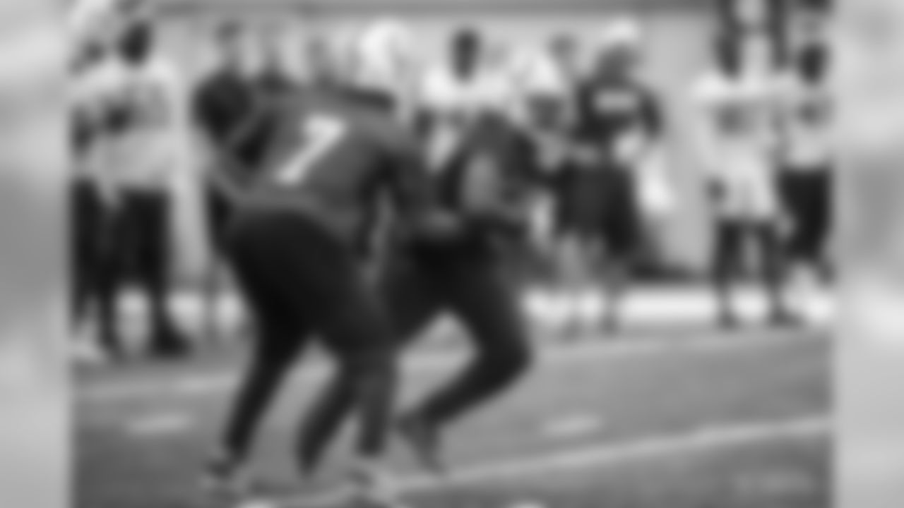 Colts offense takes the field for OTAs