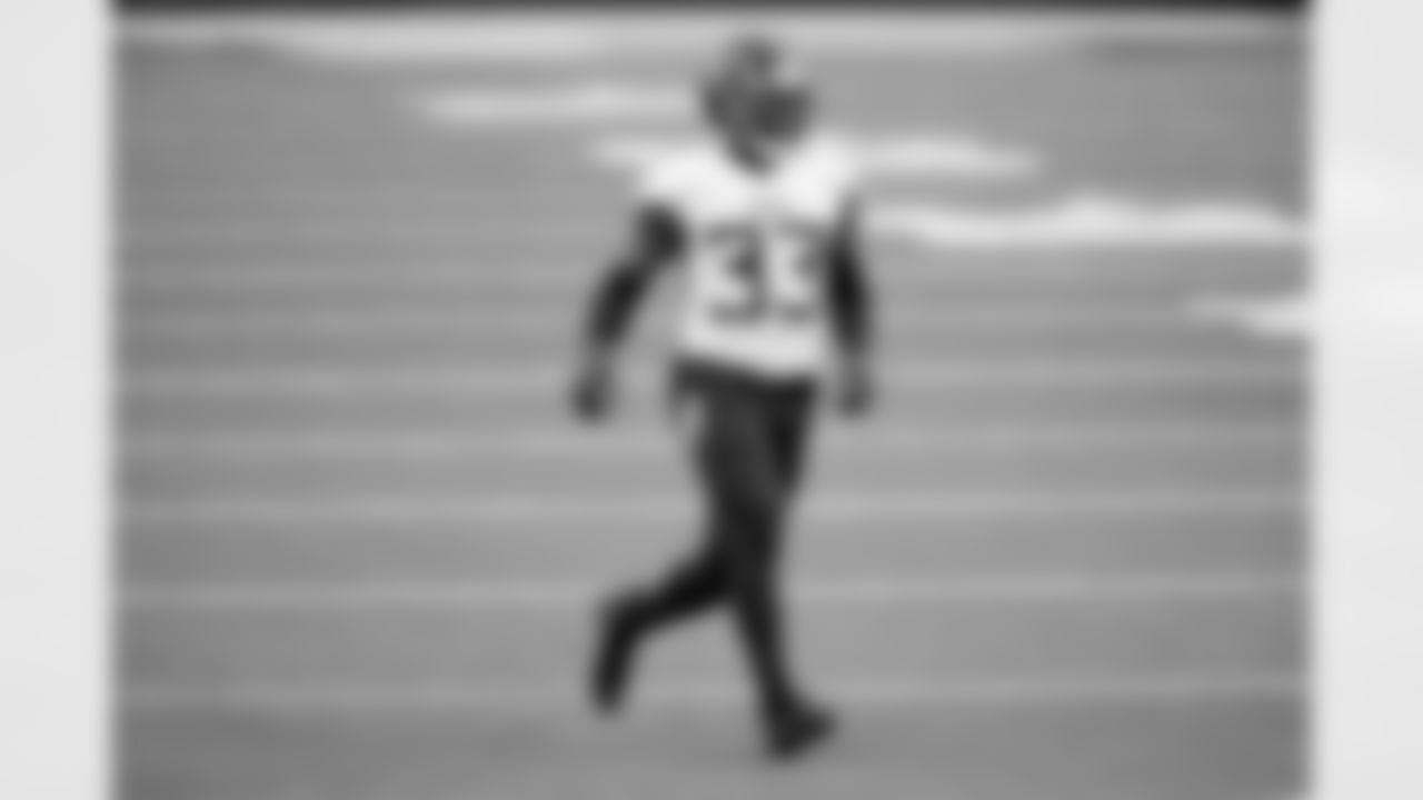 Tennessee Titans cornerback Desmond King II (33) plays the field during an NFL game against the Houston Texans, Sunday, Jan. 03, 2021, in Houston. The Titans beat the Texans 41-38. (Cooper Neill via AP)