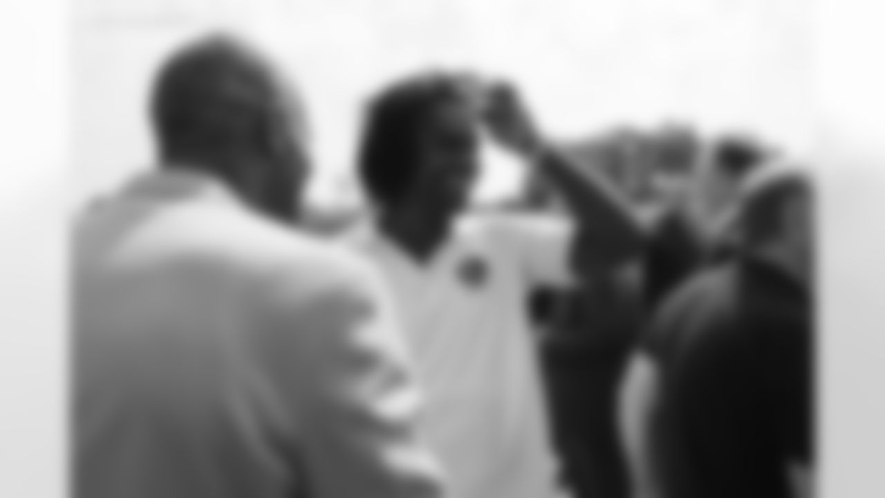 Edgerrin James poses for a photo at the Pro Football Hall of Fame on Friday August 6, 2021 in Canton, Ohio. (Ben Liebenberg/NFL)