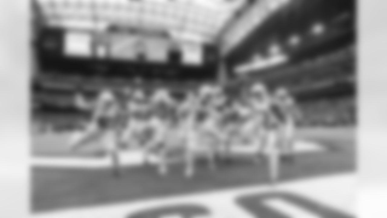 42 DB Andrew Sendejo, #45 LB E.J. Speed, #53 LB Darius Leonard, #44 LB Zaire Franklin, #30 S George Odum, #26 CB Rock Ya-Sin, ]#23 CB Kenny Moore II, #37 S Khari Willis, #27 CB Xavier Rhodes, #99 DT DeForest Buckner, #90 DT Grover Stewart