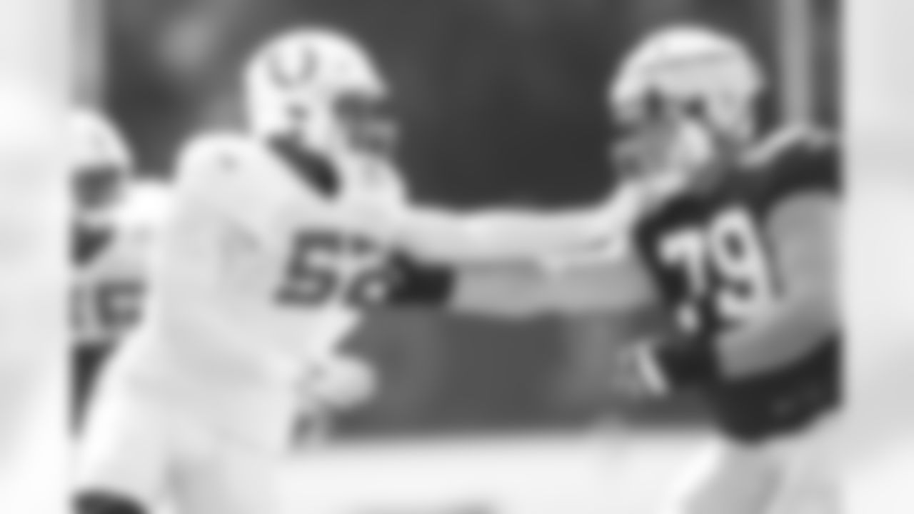 52 DE Ben Banogu, #79 T Bernhard Raimann