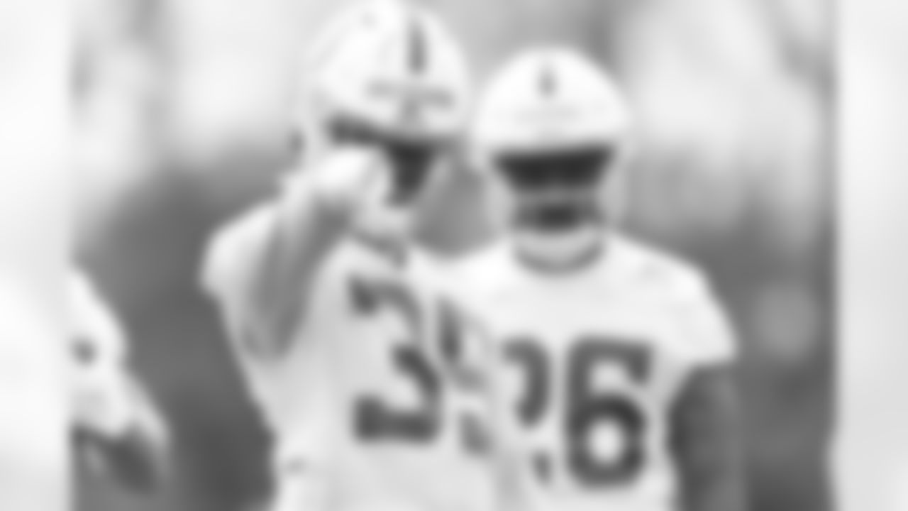 35 RB Deon Jackson
Players practice during voluntary minicamp offseason workouts.